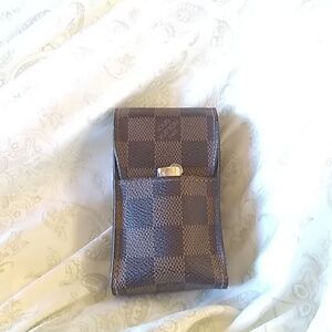 Louis Vuitton Damier Ebene cigarette case, AUTHENTIC   FINAL PRICE
